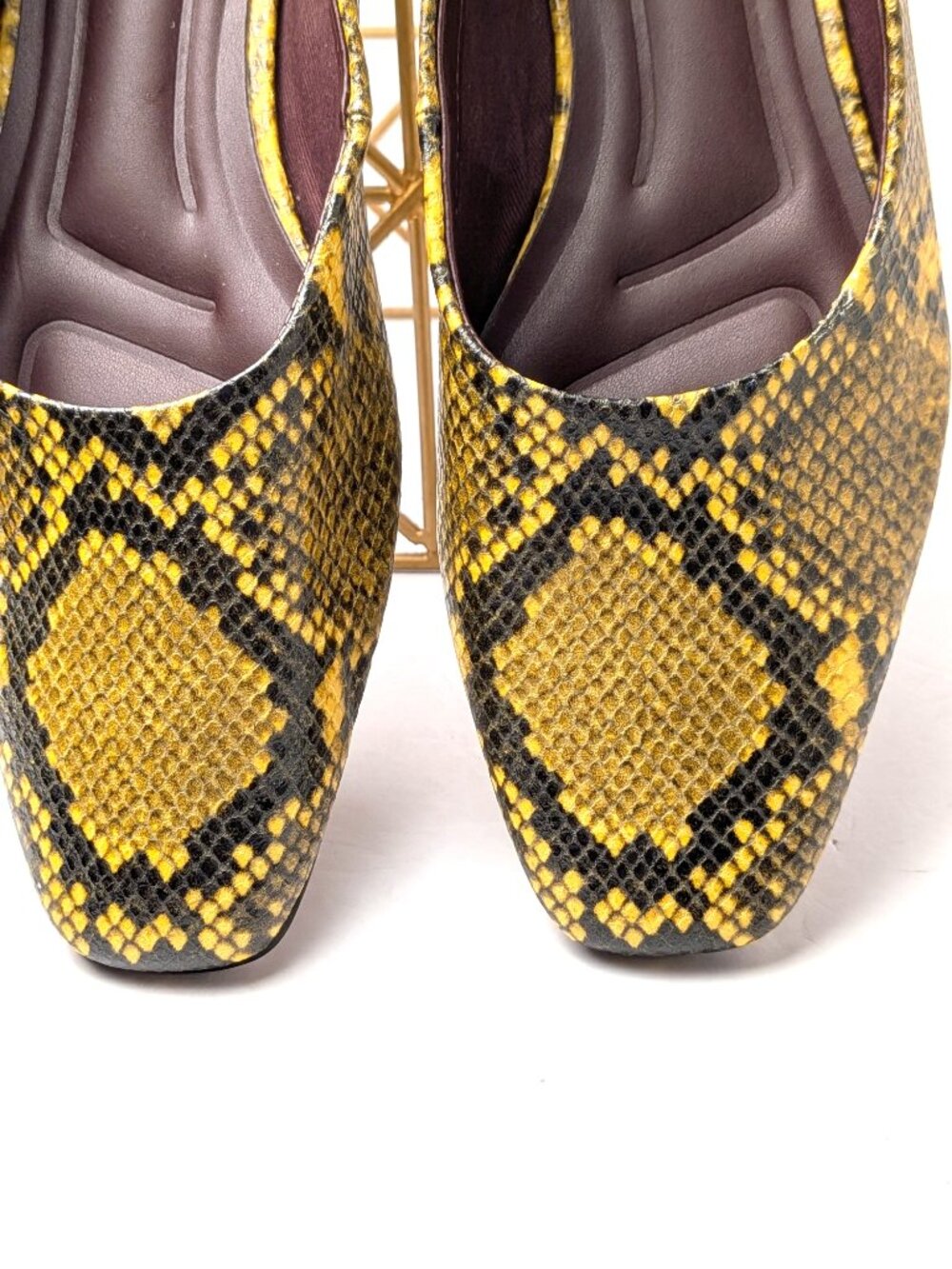 Franco Sarto L‑Vana Snakeskin Slip‑On Flats Size 8 — NEW (No Original Box) - Picture 3 of 6